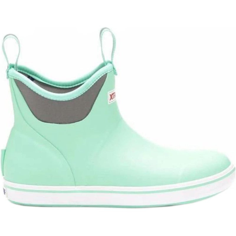 XTRATUF Performance Series 6" Women's Full Rubber Ankle Deck Boots, Seafoam (XWAB-300), 8 - Image 1